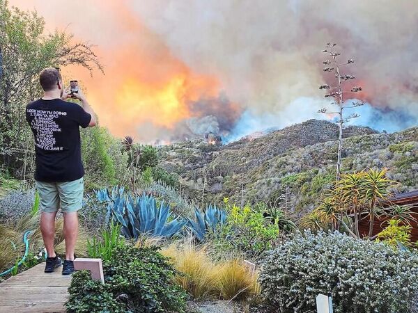 Celebs Grapple With Hollywood Wildfires: The Most Catastrophic Blaze in the City's History