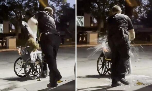 Viral Video Shows Convenience Store Employee Dumping a Bucket of Water on Man in a Wheelchair